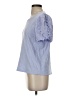 Design History Blue Short Sleeve Top Size 5 - photo 5
