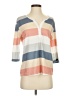 Unbranded Tan 3/4 Sleeve T-Shirt Size S - photo 1