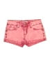 Puzzle Jeans Hearts Pink Denim Shorts Size 3 - photo 1