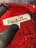 Vine & Love 100% Polyester Metallic Red Long Sleeve Blouse Size S - photo 7