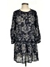 Hinge Paisley Blue Casual Dress Size XS - photo 1