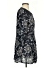 Hinge Paisley Blue Casual Dress Size XS - photo 4