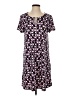 AGB Print Purple Casual Dress Size S - photo 1