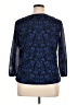 Covington Blue 3/4 Sleeve Blouse Size XL - photo 2