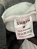 Shein 100% Polyester Silver Zip Up Hoodie Size M - photo 7