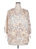 Violet & Claire 100% Polyester Ivory 3/4 Sleeve Blouse Size 2X - photo 1