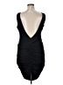 Bebe Solid Black Cocktail Dress Size XL - photo 2