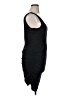Bebe Solid Black Cocktail Dress Size XL - photo 4