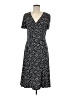 Chaps Print Black Casual Dress Size M - photo 1