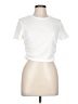 Shein Ivory Short Sleeve T-Shirt Size L - photo 1