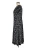 Chaps Print Black Casual Dress Size M - photo 5
