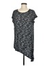 Max Studio Gray Short Sleeve Top Size M - photo 1