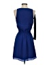 Express 100% Polyester Hearts Blue Cocktail Dress Size XS - photo 2