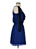 Express 100% Polyester Hearts Blue Cocktail Dress Size XS - photo 4