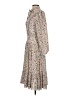 FRAME 100% Silk Floral Ivory Casual Dress Size XS - photo 5