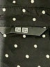 Uniqlo 100% Rayon Polka Dots Black Long Sleeve Blouse Size XS - photo 7