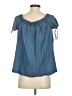 Wrangler Retro Blue Short Sleeve Top Size S - photo 2