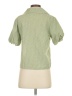 Shein Green Short Sleeve Blouse Size 4 - photo 2