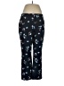 Cynthia Rowley Floral Blue Casual Pants Size 12 - photo 1
