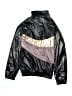 Material Girl 100% Polyester Metallic Black Track Jacket Size L (kids) - photo 2