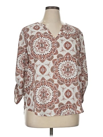 Maurices 3/4 Sleeve Blouse (view 1)