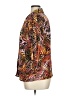 Assorted Brands 100% Polyester Print Brown 3/4 Sleeve Blouse Size 1X - photo 5