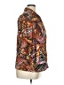 Assorted Brands 100% Polyester Print Brown 3/4 Sleeve Blouse Size 1X - photo 4