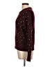 Nine West 100% Polyester Polka Dots Burgundy Pullover Sweater Size L - photo 5
