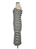 Zara Stripes Black Casual Dress Size S - photo 5