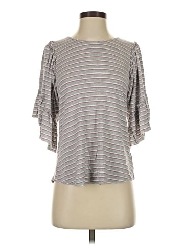 Bobeau 3/4 Sleeve Top (view 1)