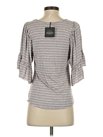 Bobeau 3/4 Sleeve Top (view 2)