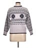 Bearpaw Print Gray Pullover Sweater Size L - photo 1