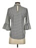 Meraki 100% Polyester Gray 3/4 Sleeve Blouse Size S - photo 2