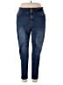 Shein Solid Blue Jeans Size 3X - photo 1