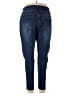 Shein Solid Blue Jeans Size 3X - photo 2