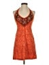 Nanette Lepore 100% Cotton Orange Sleeveless Blouse Size 2 - photo 1