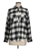 Maurices Plaid Silver Long Sleeve Button-Down Shirt Size M - photo 1