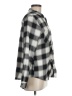 Maurices Plaid Silver Long Sleeve Button-Down Shirt Size M - photo 4