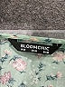 BLOOMCHIC 100% Rayon Green Short Sleeve Blouse Size 28 waist - photo 7
