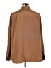 St. John Solid Brown Long Sleeve Blouse Size 16 - photo 2
