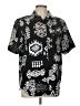 Alfred Dunner 100% Polyester Print Black Kimono Size 10 - photo 1