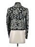 Armani Collezioni 100% Polyester Floral Black Jacket Size 2 - photo 2