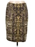 Unbranded Animal Print Gold Yellow Casual Skirt Size 10 - photo 1