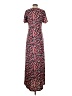 Lularoe Print Red Casual Dress Size XS - photo 2