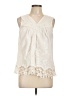 Adiva Ivory Sleeveless Blouse Size L - photo 1
