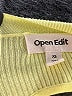 Open Edit Yellow Long Sleeve Top Size XS - photo 7
