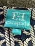 Escapada 100% Rayon Blue 3/4 Sleeve Blouse Size S - photo 7