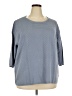 Unbranded 100% Polyacryl Blue Gray Pullover Sweater Size 22 - photo 1