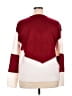 Unbranded 100% Acrylic Color Block Burgundy Pullover Sweater Size 2X - photo 2