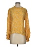 Zara Yellow Long Sleeve Blouse Size XS - photo 1